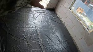 Баня своими руками, часть 4! Заливка, пола бетоном.