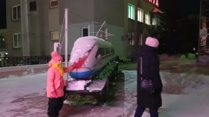 Наши будни.Встретили Вероничку.