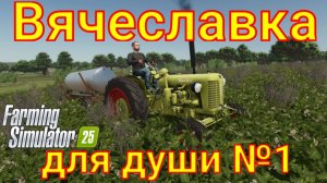 Farming Simulator 25. Вячеславка для души №1.