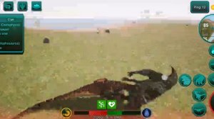 Дилофозавр в игре the cursed dinosaur isle