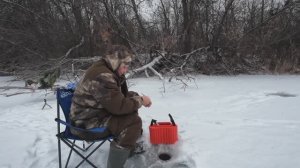 Рыбалка в Волгоградской обл. Зимняя рыбалка в Январе.