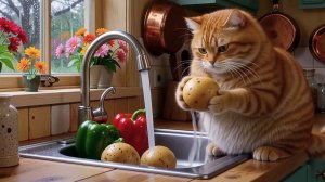 Котик - повар