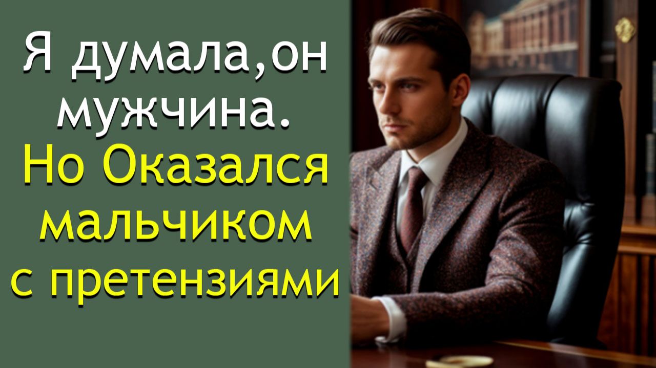 Я думала, что он настоящий мужчина, но оказался мальчиком с претензиями смотреть онлайн