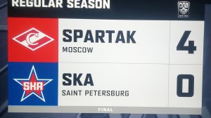 Обзор матча Фонбет КХЛ СПАРТАК - СКА