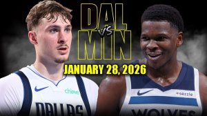 29.01.2026 | ОБЗОР МАТЧА | Даллас Маверикс - Миннесота Тимбервулвз | Highlights