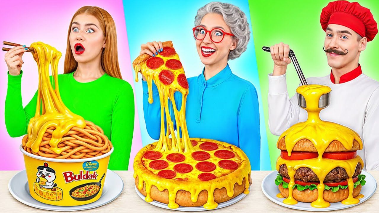 Кулинарный Челлендж: Я против Бабушки | Простые Кухонные Хитрости от Multi DO Challenge смотреть онлайн