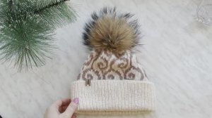 АНОНС ШАПКИ ЖАККАРДОМ "ВОЛНА"