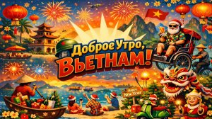 доброе утро Вьетнам.  2025-26, Новый год в Ньячанге