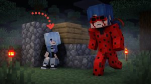 НЕОЖИДАННЫЙ ВЫЗОВ ОТ ЛЕДИ БАГ В МАЙНКРАФТ LADY BUG LADYBLOOD