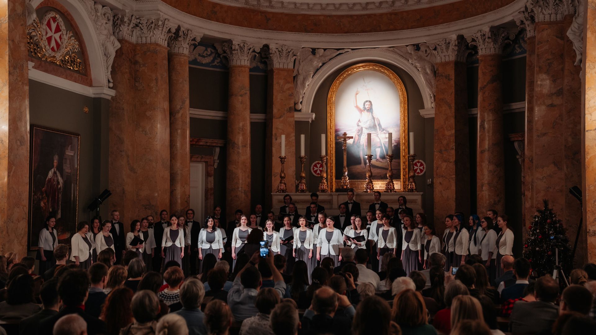 Выступление Хора ЛЭТИ в Мальтийской капелле Воронцовского дворца смотреть онлайн