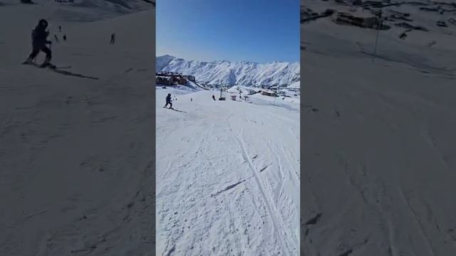 Кароч я катаюсь на лыжах в Грузии