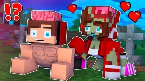 У Джей Джея есть девушка-ЗОМБИ! - Анимация для Майнкрафта