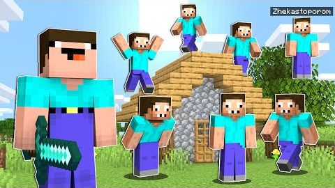 НУБ ИЩЕТ НАСТОЯЩЕГО ПРО СРЕДИ 1000 КЛОНОВ В ПРЯТКИ МАЙНКРАФТ ! НУБИК И ТРОЛЛИНГ В MINECRAFT смотреть онлайн