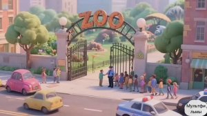 Мультфильмы. Похищение маленьких обезьянок для зоопарка. Мультфильм про зайчика утенка и обезьянок.