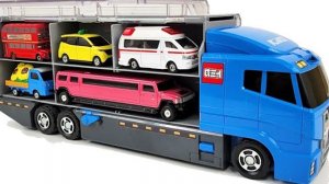 Мультики для детей про машинки. Автовоз с интересными машинками внутри Смотреть Мультики для малышей