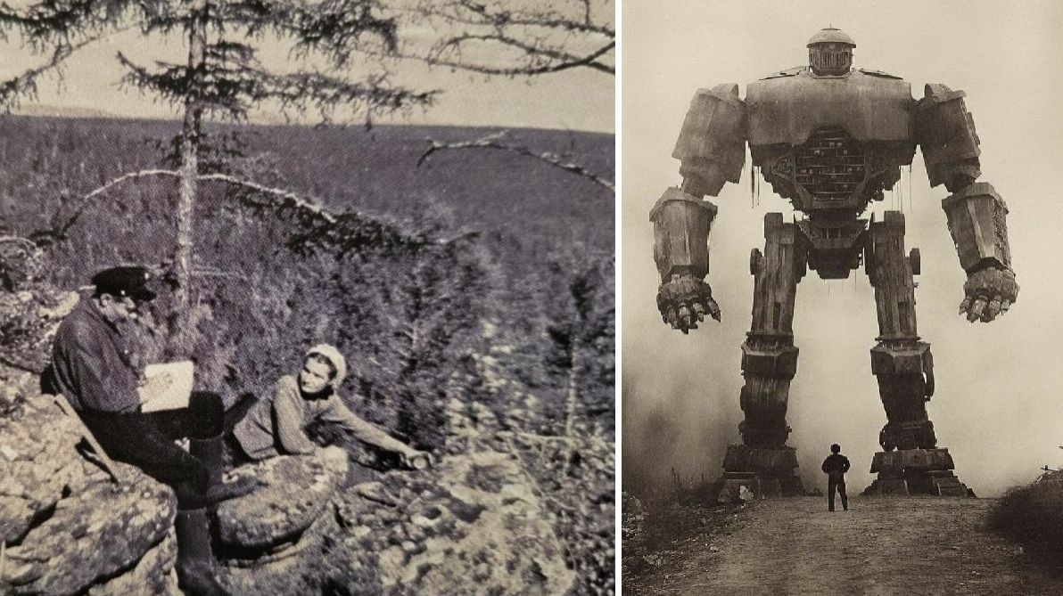 В 50-х на Алтае обнаружили в горе 3х гигантов смотреть онлайн