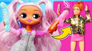 Влог куклы Барби – Крис сама покрасила волосы! Видео для девочек про игры в куклы