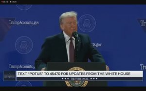 Президент Трамп по поводу счетов Трампа для новорождённых детей, 28 января 2026 года