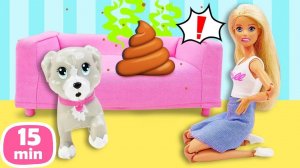 Влог Барби про животных  Игры в куклы и смешные видео для девочек