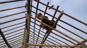 дом из бамбука