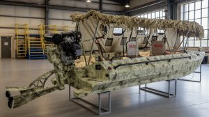 ✅ЛОДКА БОЛОТОХОД ХИЩНИК 4.7 ПНД.