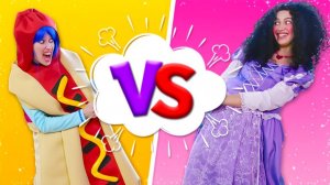 ВРЕДНЫЕ ПРИНЦЕССЫ VS ЗДОРОВЬЕ! 🍟🥕 Что важнее — вкусняшки или спорт? 🏃💪