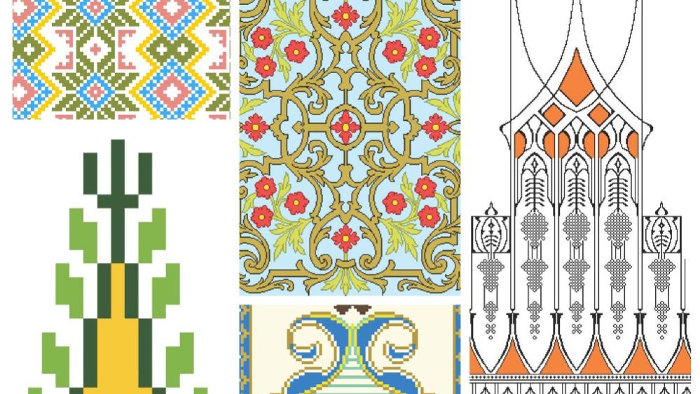 🕰️🧶 Старинные СХЕМЫ. Подборка №183. Art Nouveau для вязания и рукоделия. 🧶🕰️ смотреть онлайн