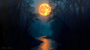 ☔️ БЕЗУМНО КРАСИВАЯ МУЗЫКА ДЛЯ СНА И НЕЖНЫЙ ШУМ ДОЖДЯ 🎵 МУЗЫКА ДЛЯ ДУШИ И ЗВУК ДОЖДЯ ПОД ЛУНОЙ