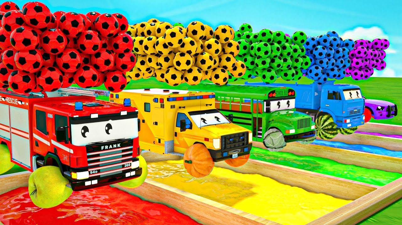 Мультфильмы для детей про машинки. Веселые песенки для малышей. Забавные машинки для детей смотреть онлайн