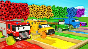 Мультфильмы для детей про машинки. Веселые песенки для малышей. Забавные машинки для детей