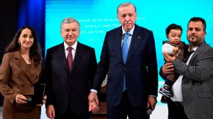 Эрдоган и Мирзиеев открыли жилой комплекс «Узбекистан» в Турции