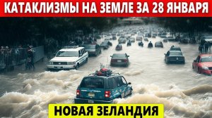 Катаклизмы за 28 Января. Что случилось сегодня? Событие Дня: Наводнение в Новой Зеландии.