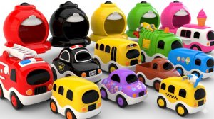 Учим Цвета с Цветными Машинками | Развивающие видео для детей и малышей