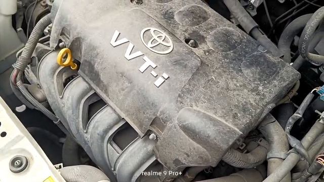 Z874 Двигатель Toyota Funcargo NCP20-0121396 2NZ-FE — работа двигателя