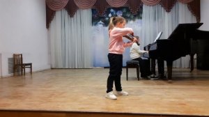 Корниенко Валерия, Черкасова Вера П. Чайковский Старинная французская песенка, В. Власов Марш