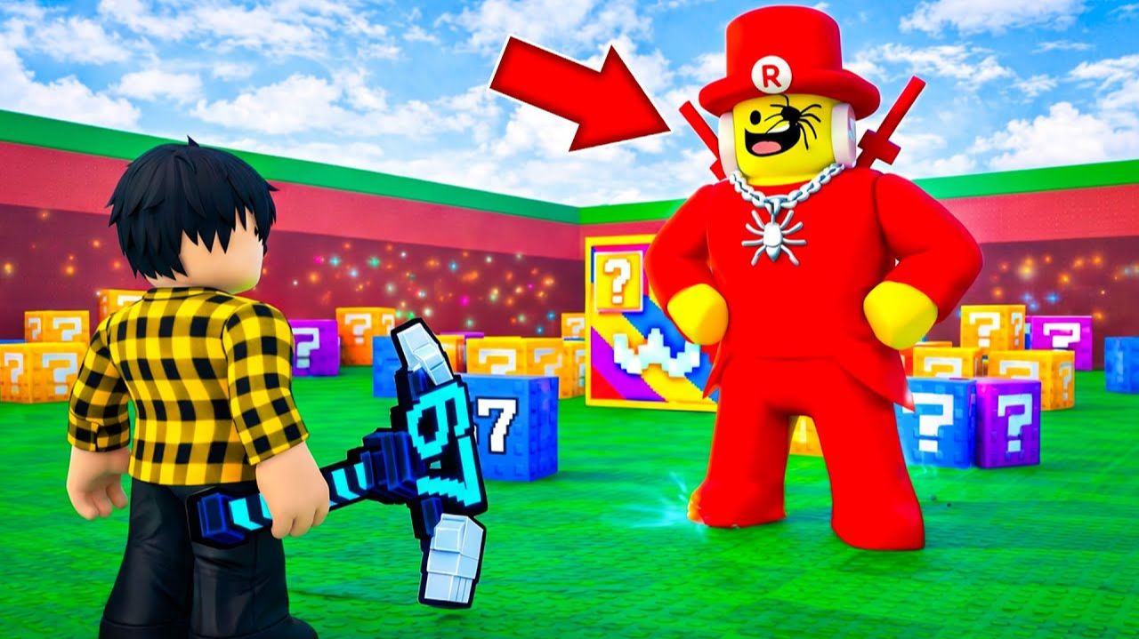 СЛОМАЙ ЛАКИ БЛОК C БРЕЙНРОТАМИ ПОКА СЭММИ НЕ ВИДИТ В РОБЛОКС ! смотреть онлайн