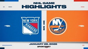 29.01.2026 | ОБЗОР МАТЧА | Нью-Йорк Айлендерс - Нью-Йорк Рейнджерс | Highlights