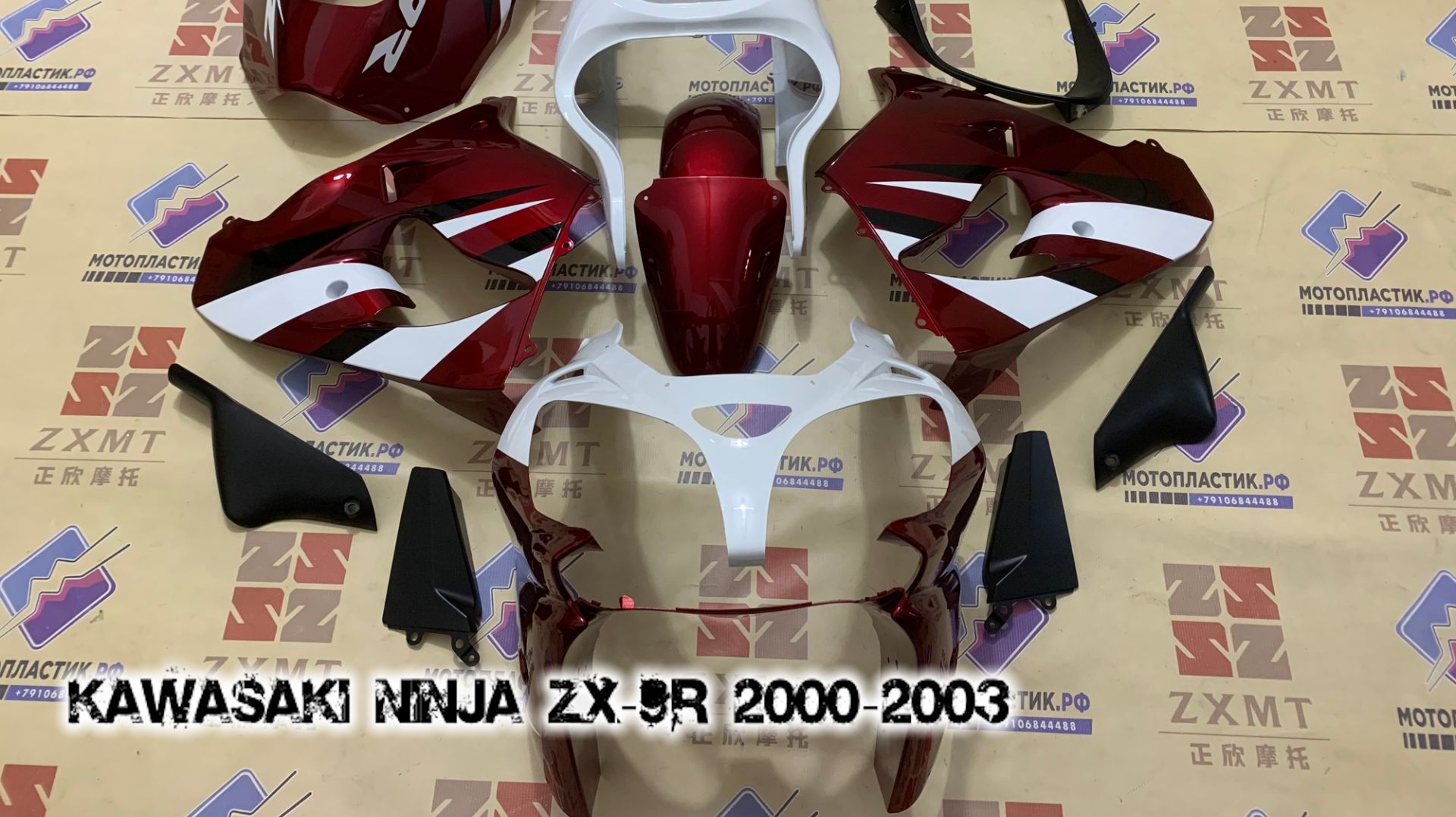 Kawasaki Ninja ZX-9R 2000-2003 ||| мотопластик.рф смотреть онлайн