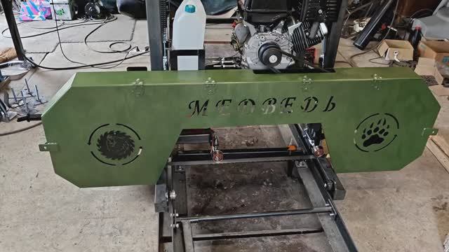 Разборная версия мобильной ленточной пилорамы Медведь 🐻. смотреть онлайн