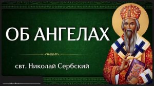 ОБ АНГЕЛАХ _ свт. Николай Сербский