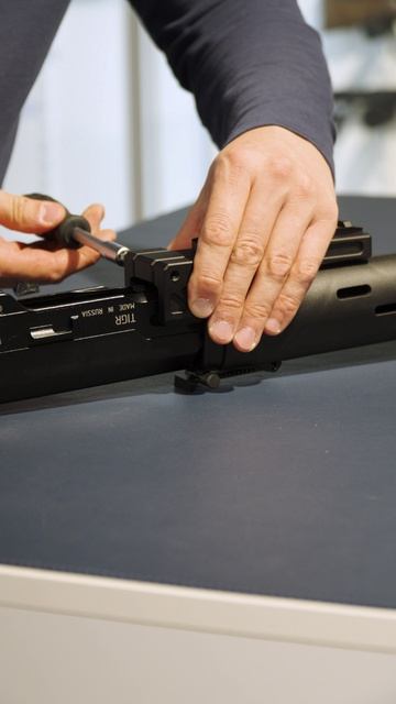 Кронштейн GTS для установки сошек на карабин Тигр.