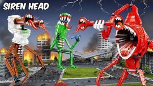 Конструктор LEGO своими руками воссоздает все версии ГОЛОВЫ СИРЕНЫ Тревора Хендерсона!