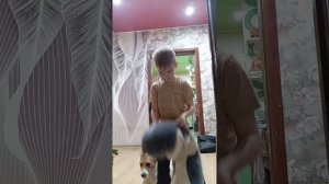 Мы с Вадимом пругаем