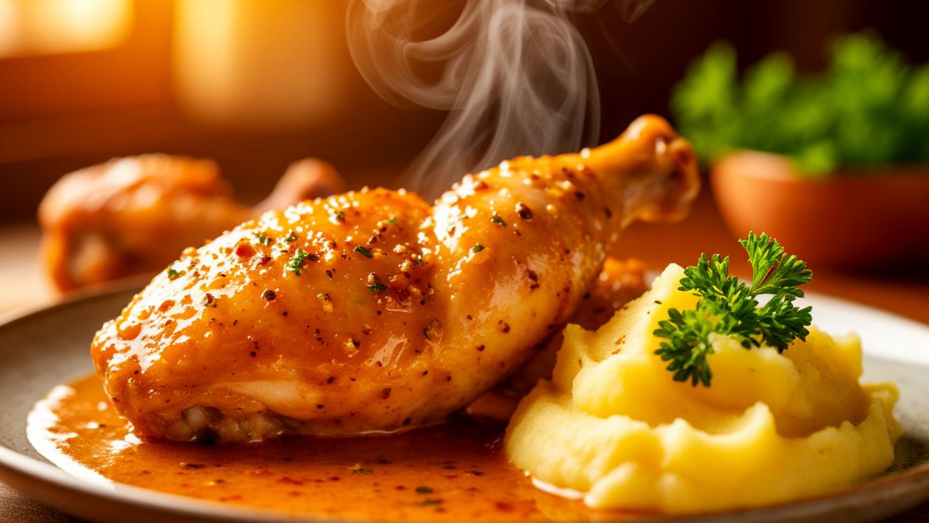 НЕ МОГУ НЕ поделиться этим РЕЦЕПТОМ! Вкусные куриные ножки в обалденном соусе на сковороде! смотреть онлайн