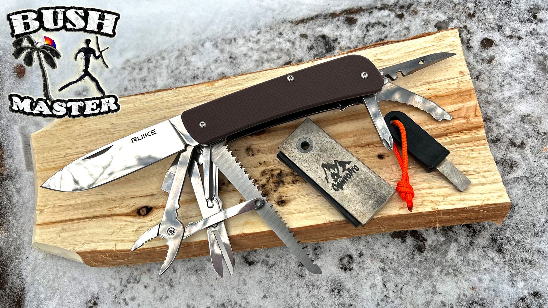 Многофункциональный нож Ruike L51-N. Ножи для леса. Лесной тест смотреть онлайн