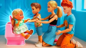 🏠 Блог Барби: КЕН и ДЕТИ ОДНИ ДОМА!🤯 Что случилось за 1 день? 🚨🔥