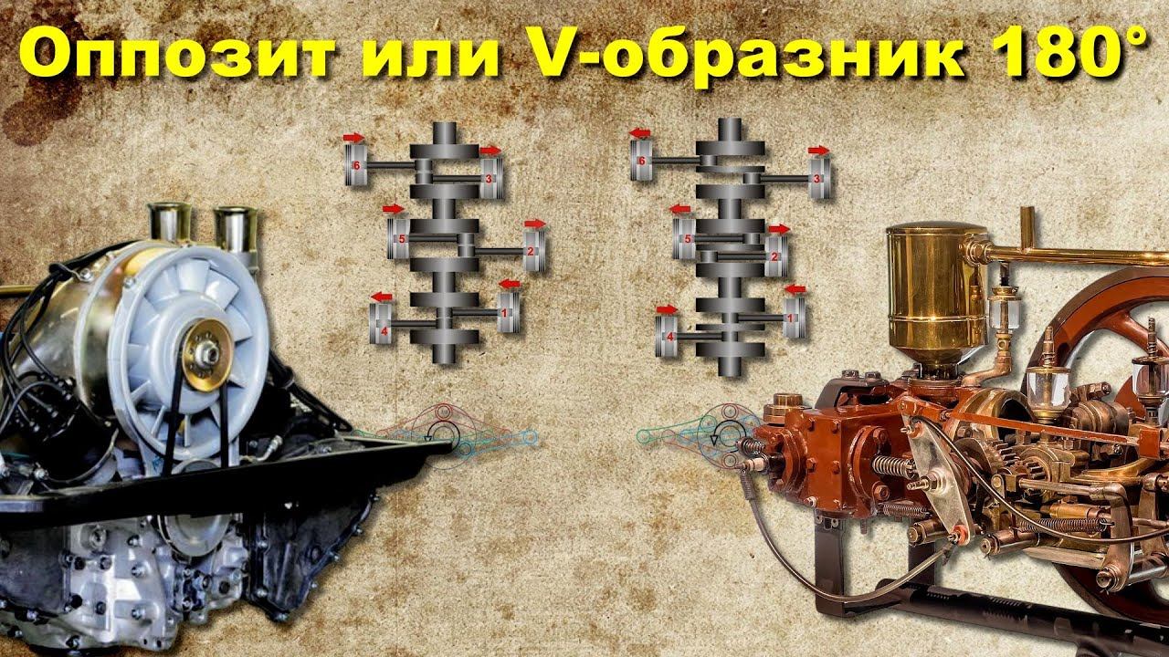 Оппозит или V-образник 180° смотреть онлайн