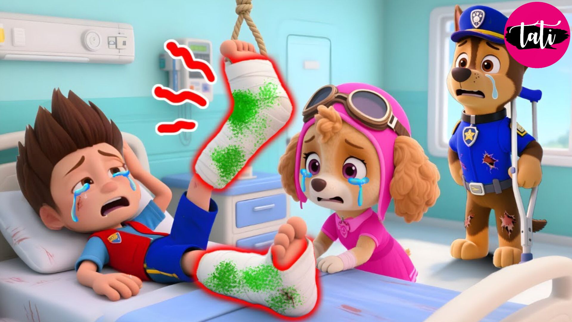 Щенячий патруль и Маршалл. Залипательное видео. Мультфильм для детей и малышей. Анимация 153 смотреть онлайн