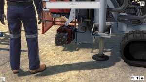 Тренажер буровой установки ZBO S15 для геологоразведочного бурения