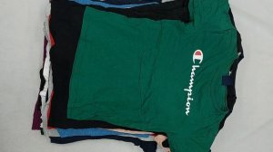 41144 Футболки брендовые, 1пак, T-shirt Branded, секонд (extra) оптом